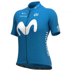 Maglia 2020 Movistar Team Donna N001 Manica Corta